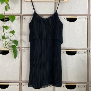 BCBG generation flapper style pleated mini dress